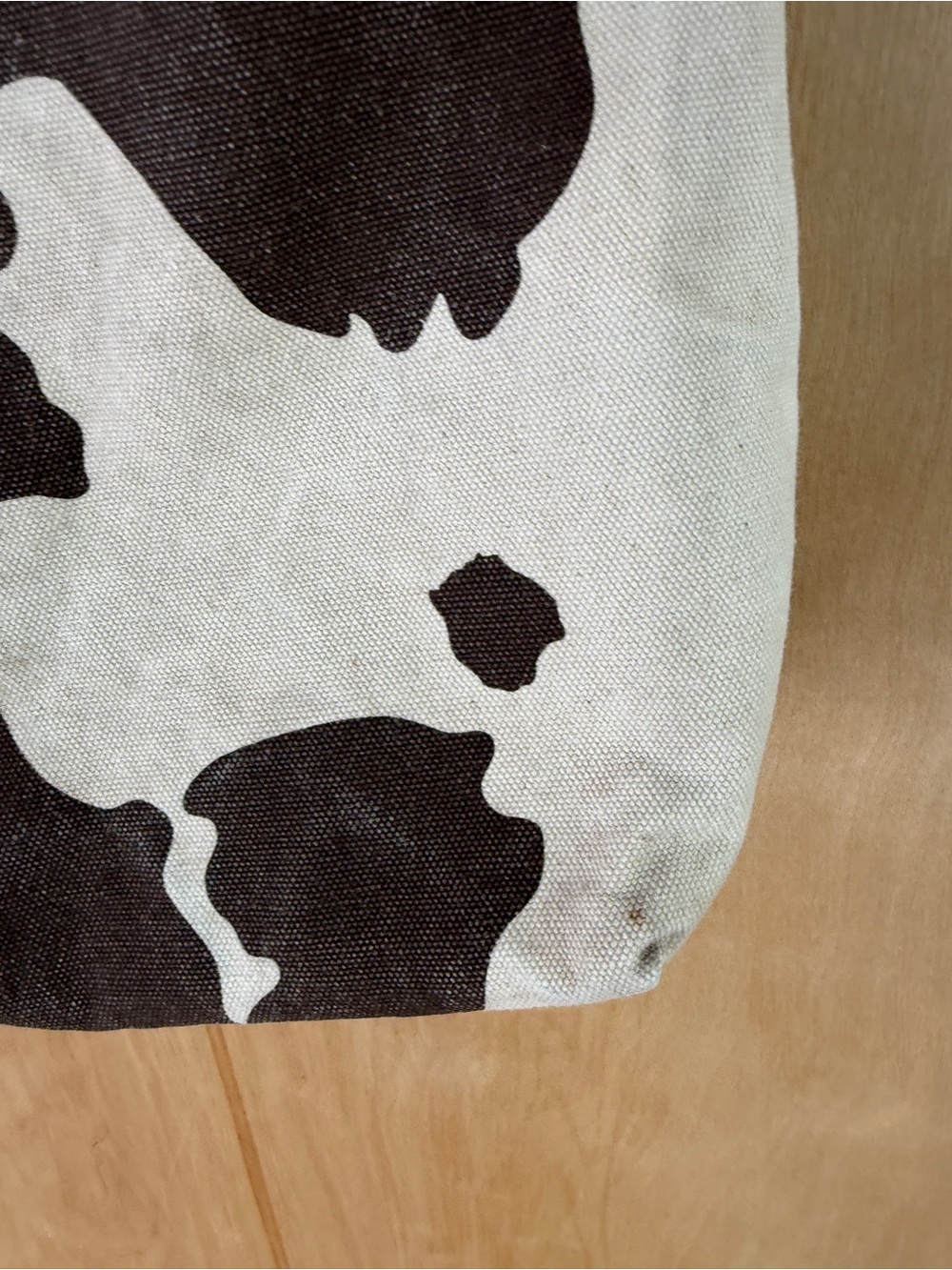 Set of 2 BAGGU Canvas Totes – Cow Print & Grid Pattern – EUC/Pre-Loved - Picture 16 of 16
